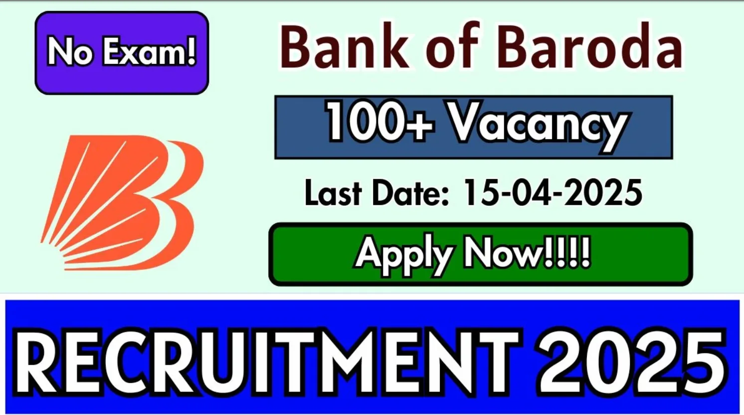 Bank Of Baroda Senior Relationship Manager, Private Banker Recruitment 2025
