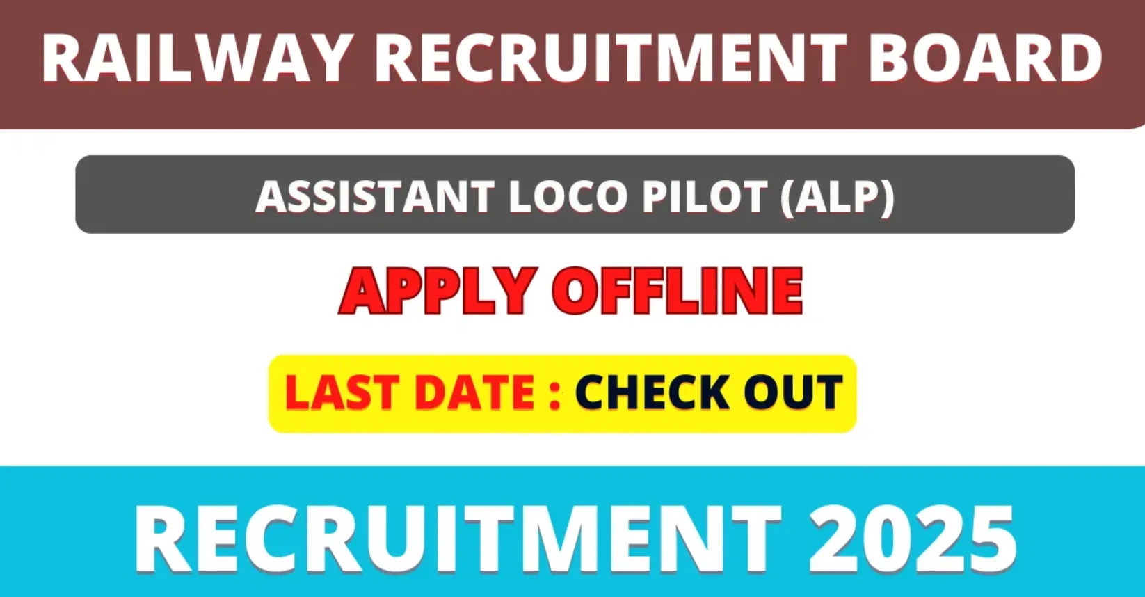 Railway Recruitment Board Assistant Loco Pilot Recruitment 2025