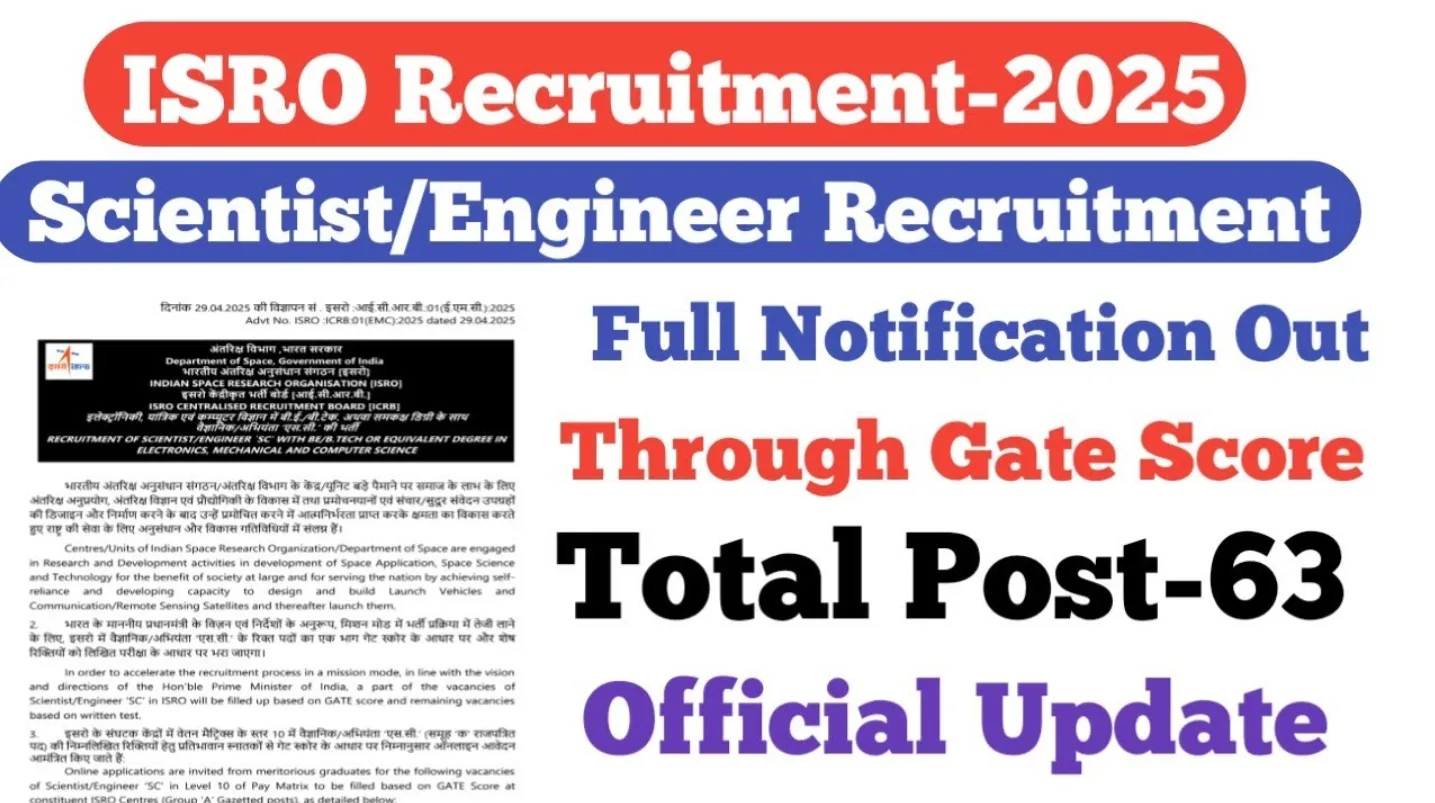 SRO ICRB Scientist/ Engineer Recruitment Online Form 2025
