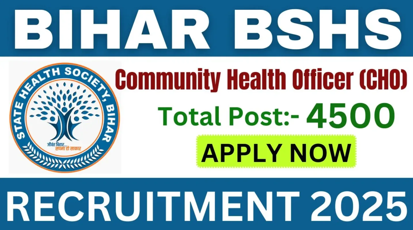 Bihar Community Health Officer Recruitment Online Form 2025