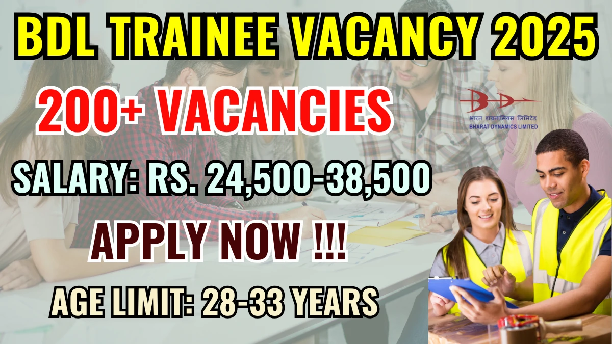 Bharat Dynamics Limited Trainee Engineer And Trainee Officer Recruitment 2025