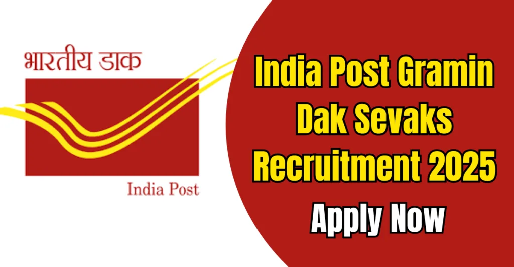 India Post Payments Bank Gramin Dak Sevaks Executive Recruitment Online Form 2025