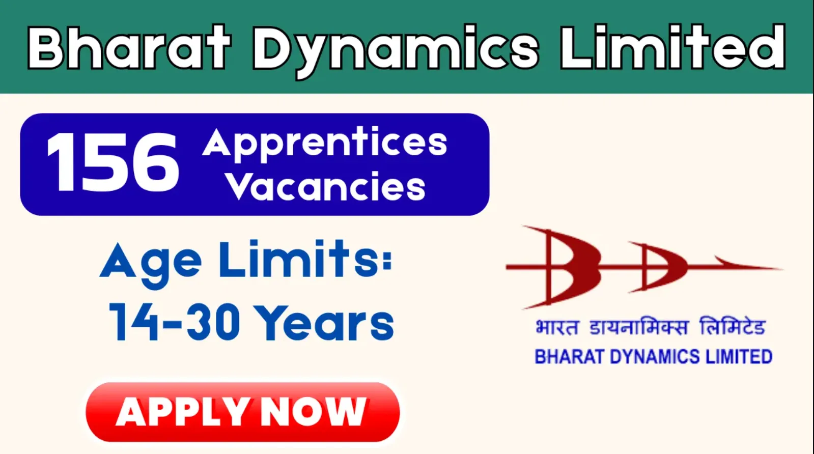 BDL Apprentices Recruitment Online Form 2025