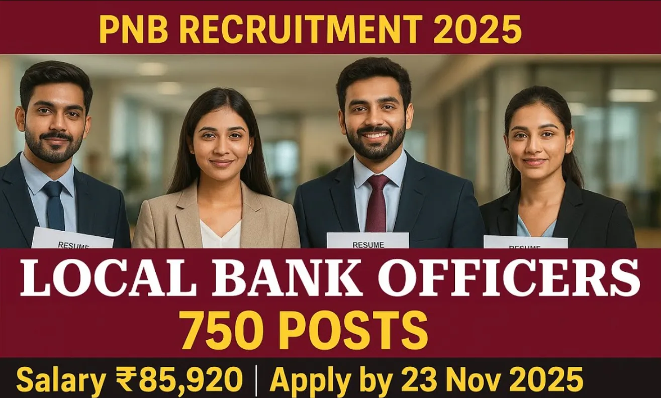 PNB Local Bank Officer Recruitment Online Form 2025