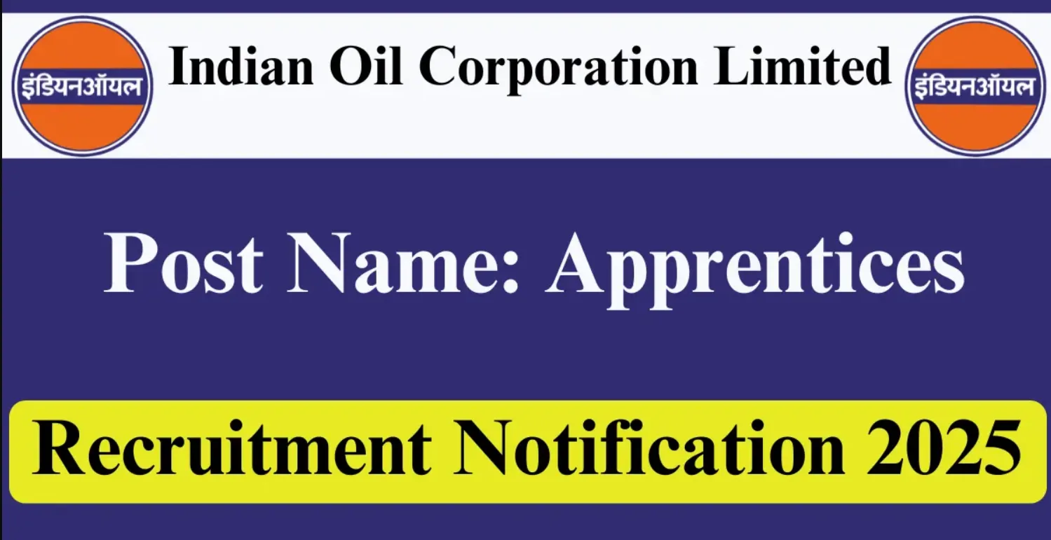 IOCL Apprentices Recruitment Online Form 2025-26