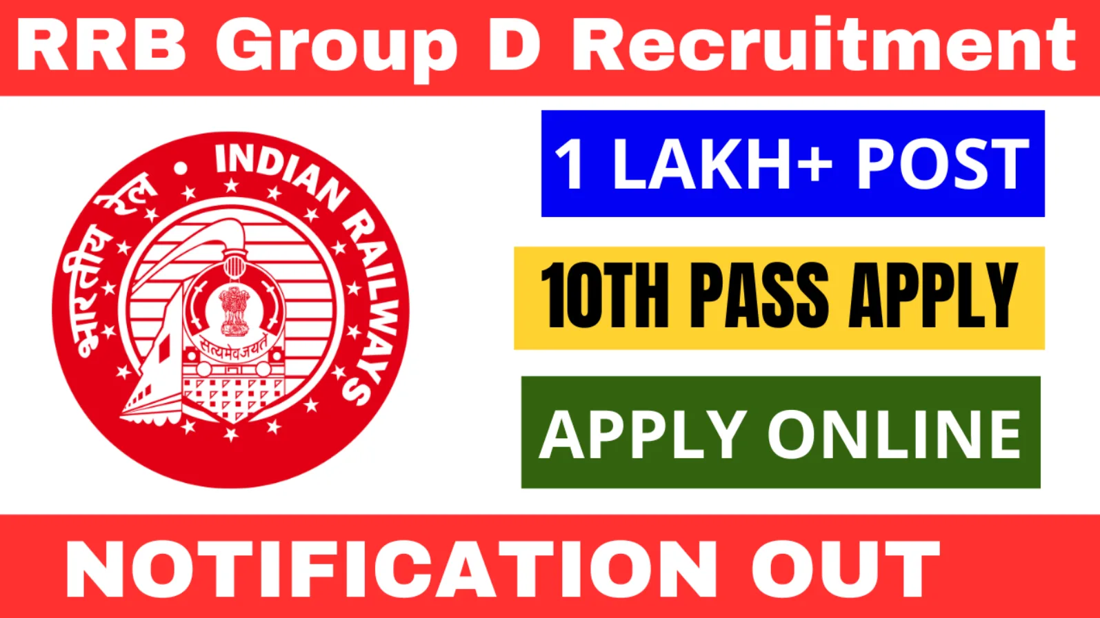 RRB Group D Recruitment Online Form 2026